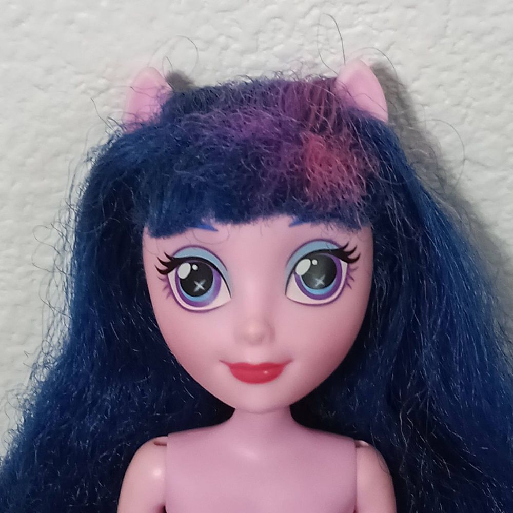 Twilight Sparkle My Little Pony Equestria Doll Ears Blue Hair Hasbro 2017